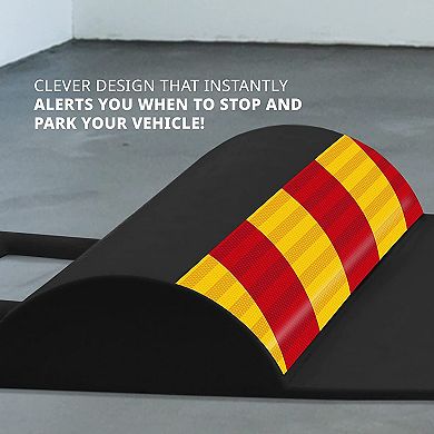 RaxGo Car Parking Mat, Garage Parking Aid Tire Stopper for Cars, Trucks & Other Vehicles