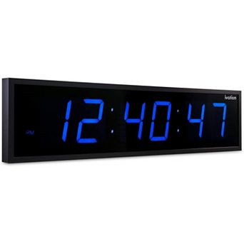 Ivation Huge 30 Inch Large Big Oversized Digital LED Wall Clock