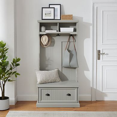 Crosley Shoreline Hall Tree Storage Bench