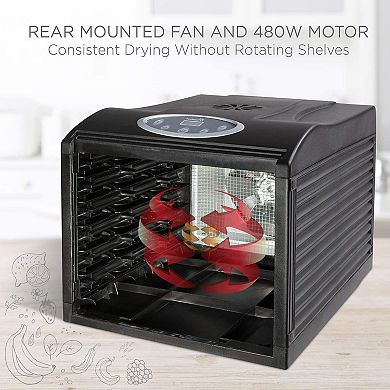 Ivation, 9 Plastic Tray Food Dehydrator For Snacks, Herbs, Fruit & Beef Jerky