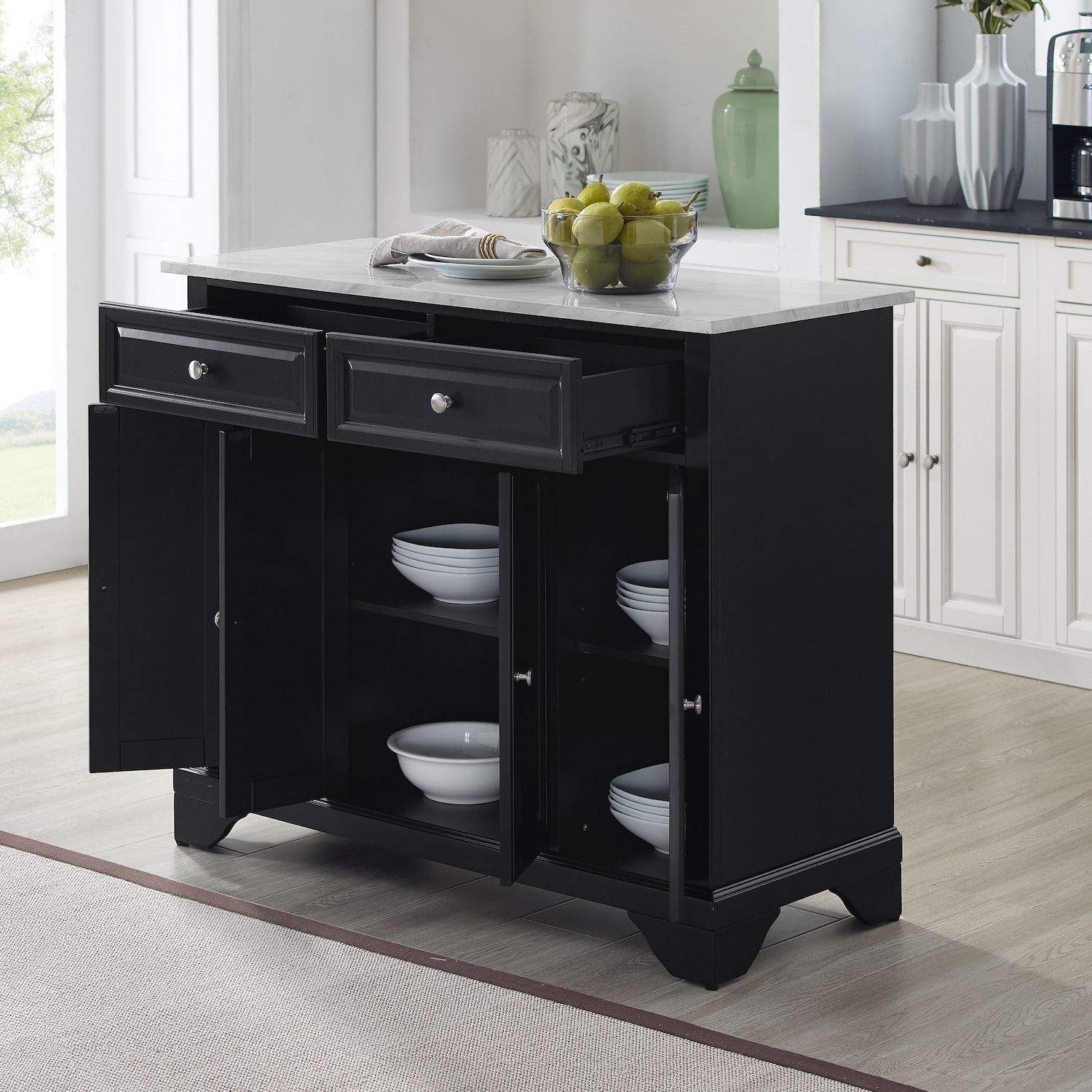 Crosley Avery Kitchen Island Cart   5891427 ALT3