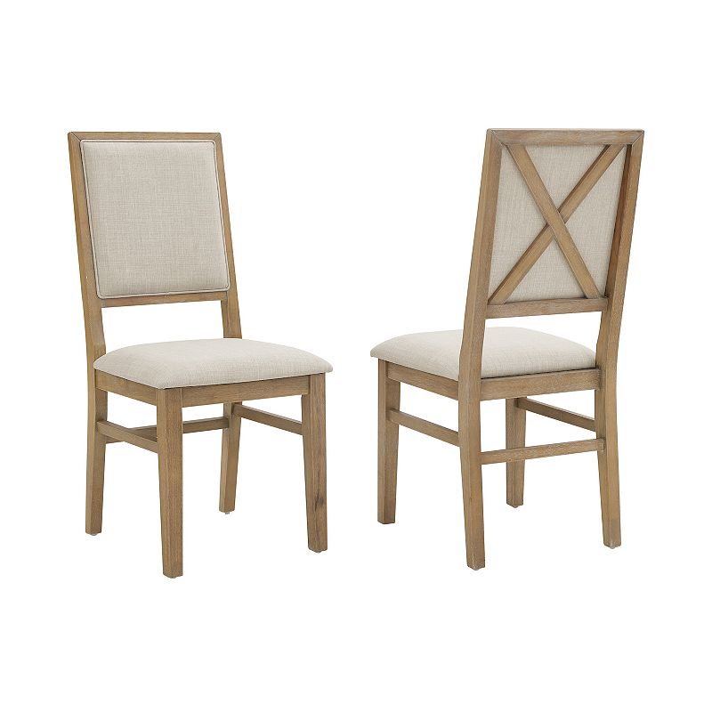 76850594 Crosley Joanna 2-Piece Chair Set, Brown sku 76850594