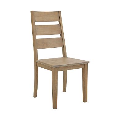 Crosley Joanna 2-Piece Ladder Back Chair Set