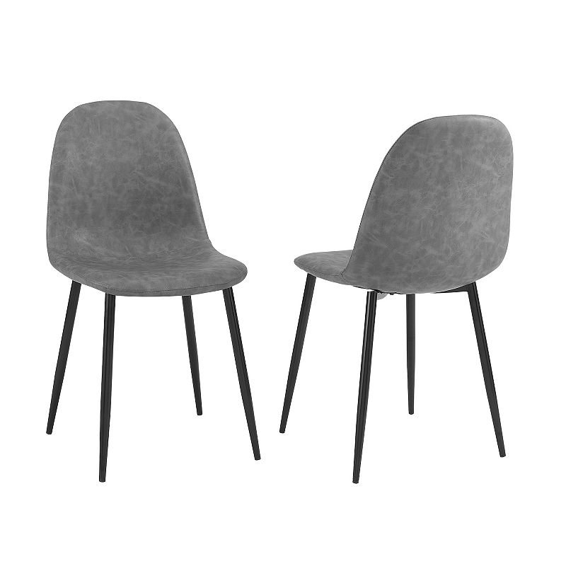 Crosley Weston 2-Piece Dining Chair Set, Grey