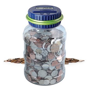 Discovery Kids Digital Coin-Counting Money Jar