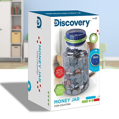 Discovery Kids Digital Coin-Counting Money Jar