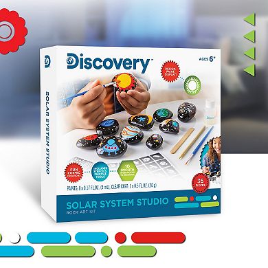 Discovery Kids Solar System Rock Art Studio STEM Learning Activity Set