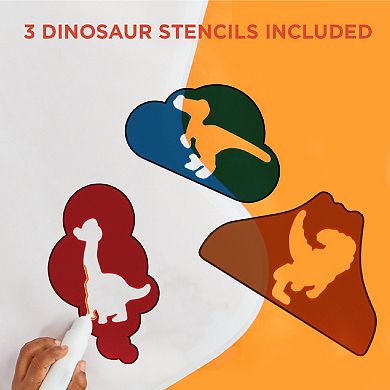 Discovery Kids Dino Doodles Aqua Magic Art Mat, Draw with Water Coloring Set