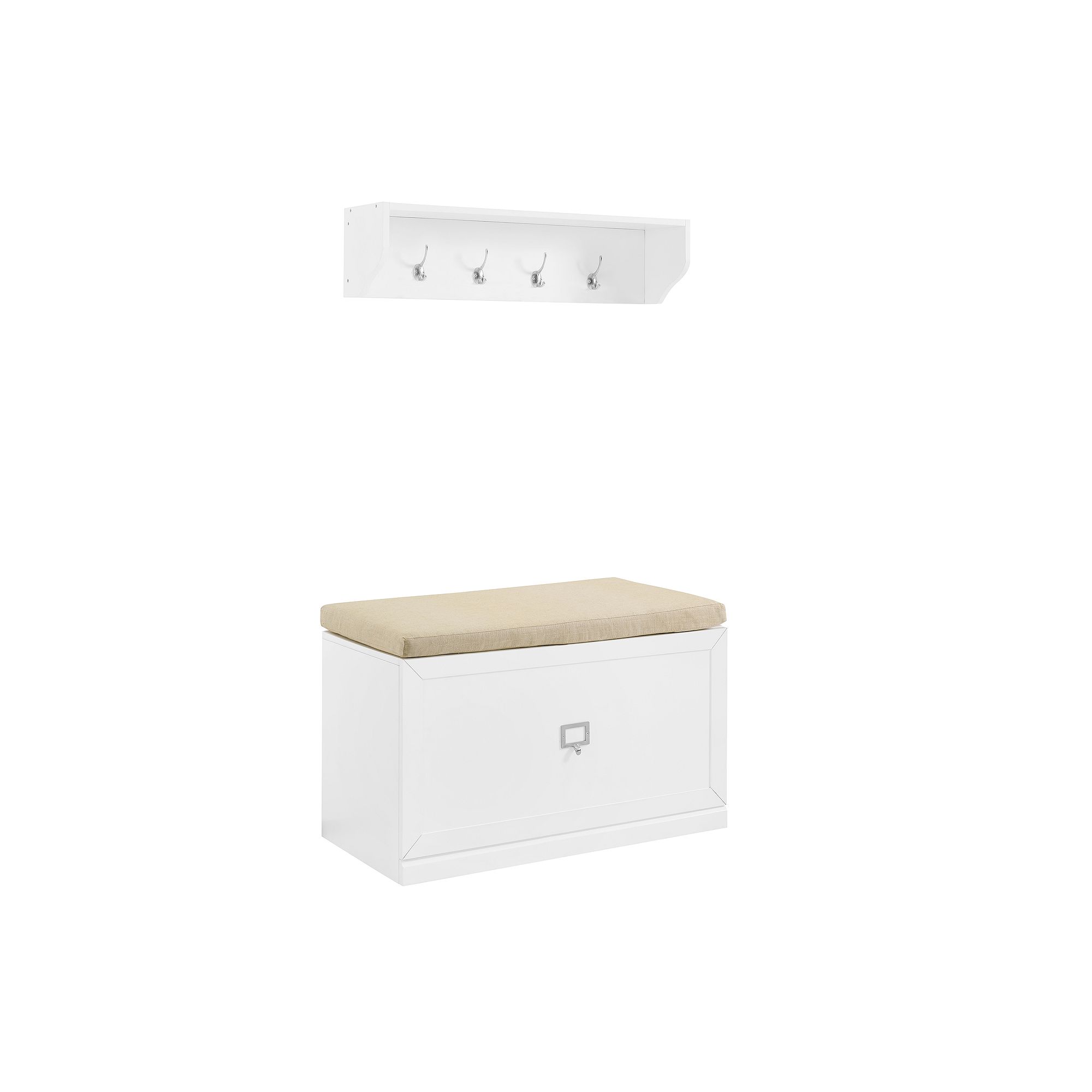 Crosley Harper Entryway 2-piece Set, White