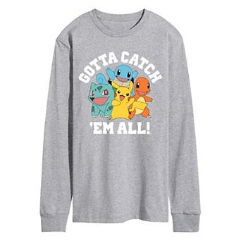 Men's Pokémon Gotta Catch 'Em All Long Sleeve Tee