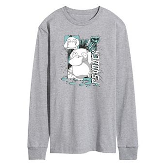 Men's Pokémon Psyduck Anime Long Sleeve Tee