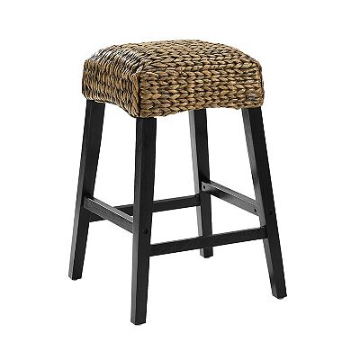 Crosley Edgewater 2-Piece Backless Counter Stool Set