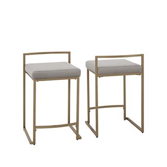 Crosley Harlowe 2 pc Counter Stool Set