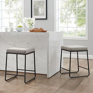 Crosley Beckett 2-Piece Counter Stool Set