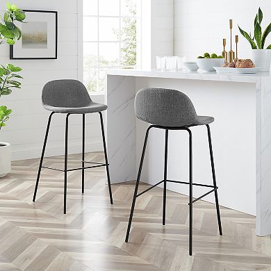 Crosley Riley 2-Piece Bar Stool Set