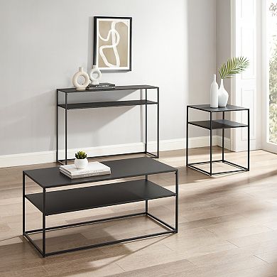 Crosley Braxton Coffee Table, Console Table, & End Table 3-piece Set