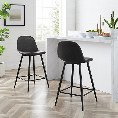 Crosley Weston 2-Piece Counter Stool Set