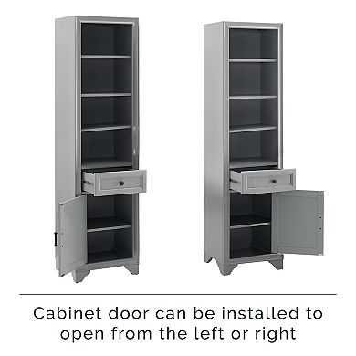 Crosley Tara Entertainment TV Stand & Bookcase 3-piece Set