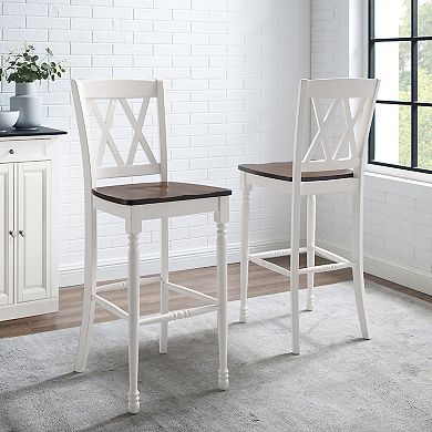 Crosley Shelby Bar Stool 2-piece Set