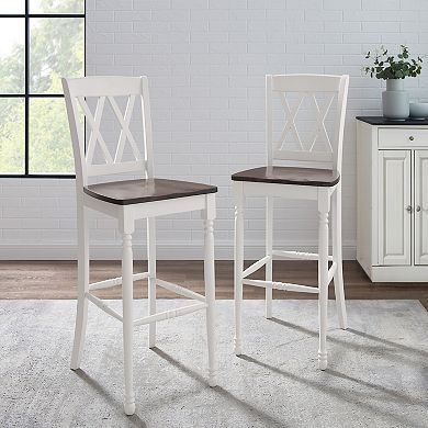 Crosley Shelby Bar Stool 2-piece Set