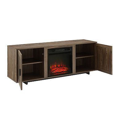 Crosley Silas Low Profile Electric Fireplace TV Stand