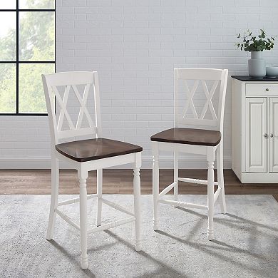 Crosley Shelby Counter Stool 2-piece Set