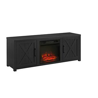 Crosley Gordon Electric Fireplace Farmhouse TV Stand