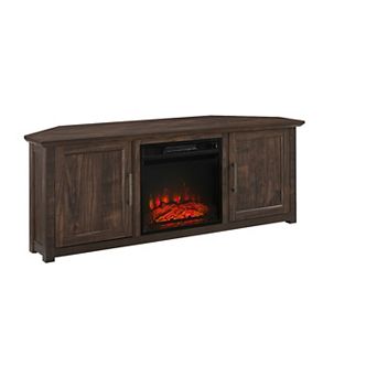 Crosley Camden Electric Fireplace Corner TV Stand