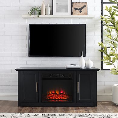 Crosley Camden Low Profile Electric Fireplace TV Stand