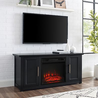 Crosley Camden Low Profile Electric Fireplace TV Stand