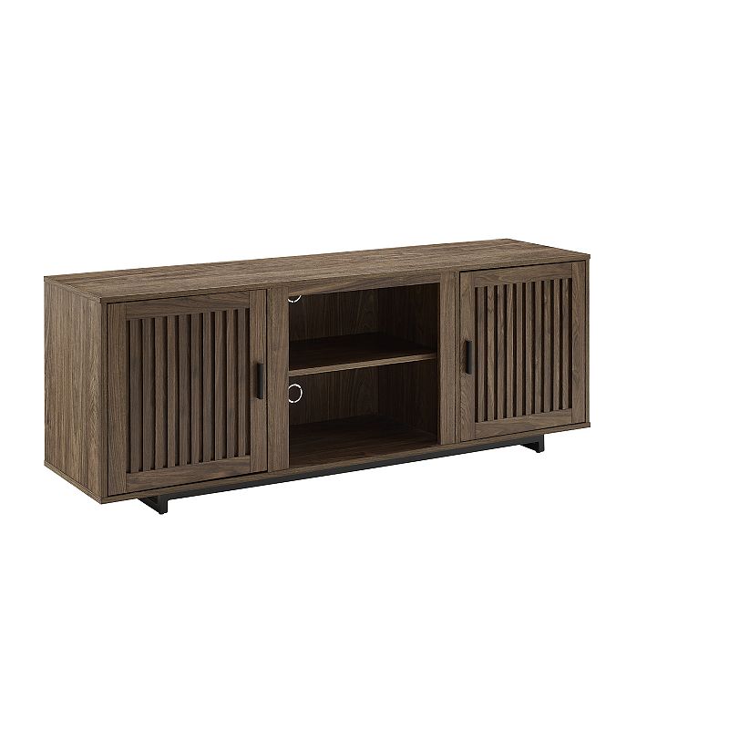 Crosley Silas Low Profile TV Stand, Brown