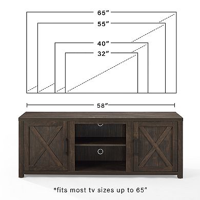 Crosley Gordon Low Profile TV Stand