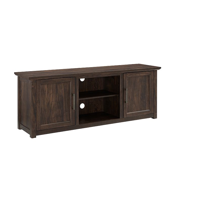 Crosley Camden Low Profile TV Stand, Brown