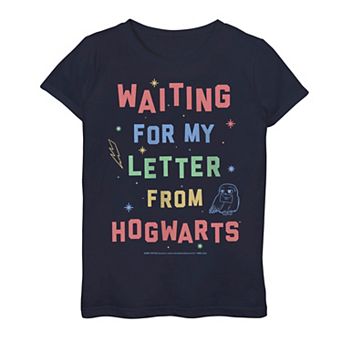 Girls 7-16 Harry Potter "Waiting For My Letter From Hogwarts" Graphic Tee