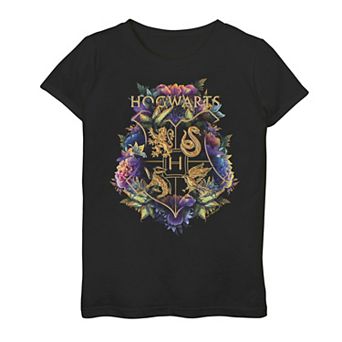 Girls 7-16 Harry Potter Hogwarts Plant Crest Graphic Tee