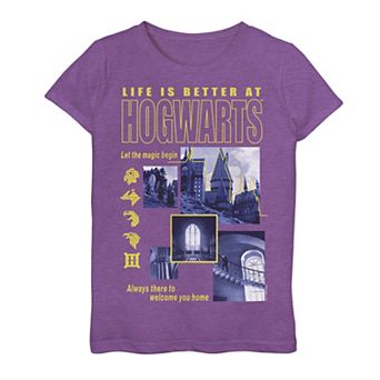Girls 7-16 Harry Potter Life Is Better At Hogwarts Graphic Tee