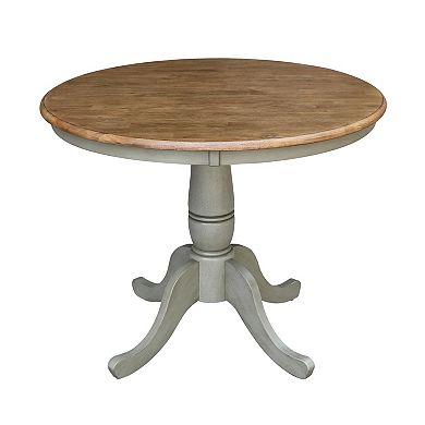 International Concepts 36" Round Dining Table & 4 Chairs