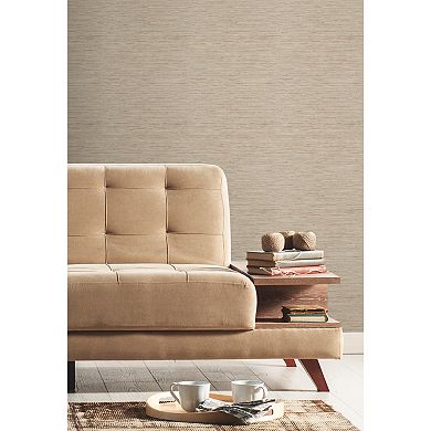 RoomMates Faux Grasscloth Peel & Stick Wallpaper