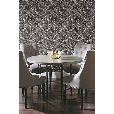 RoomMates Ornate Ogee Peel & Stick Wallpaper