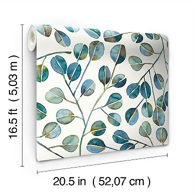 RoomMates Eucalyptus Peel & Stick Wallpaper