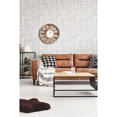 RoomMates Cat Coquillette Herringbone Peel & Stick Wallpaper