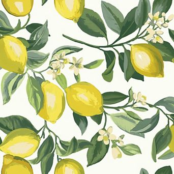 RoomMates Lemon Zest Peel & Stick Wallpaper