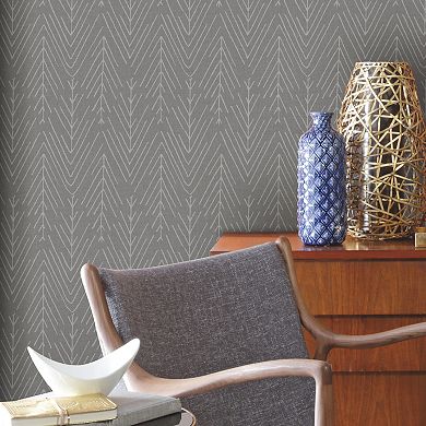 RoomMates Twig Hygge Herringbone Peel & Stick Wallpaper