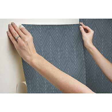 RoomMates Twig Hygge Herringbone Peel & Stick Wallpaper