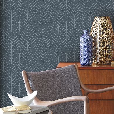 RoomMates Twig Hygge Herringbone Peel & Stick Wallpaper