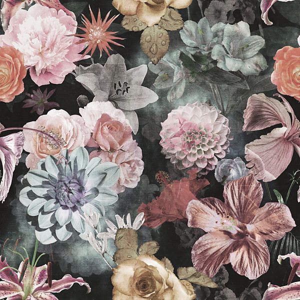 RoomMates Vintage Inspired Floral Peel & Stick Wallpaper