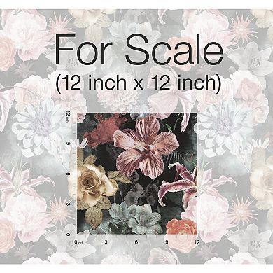 RoomMates Vintage Inspired Floral Peel & Stick Wallpaper