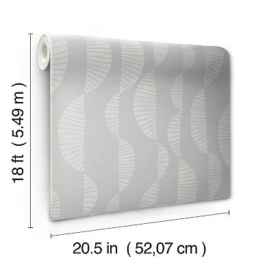 RoomMates Seychelles Wave Peel & Stick Wallpaper