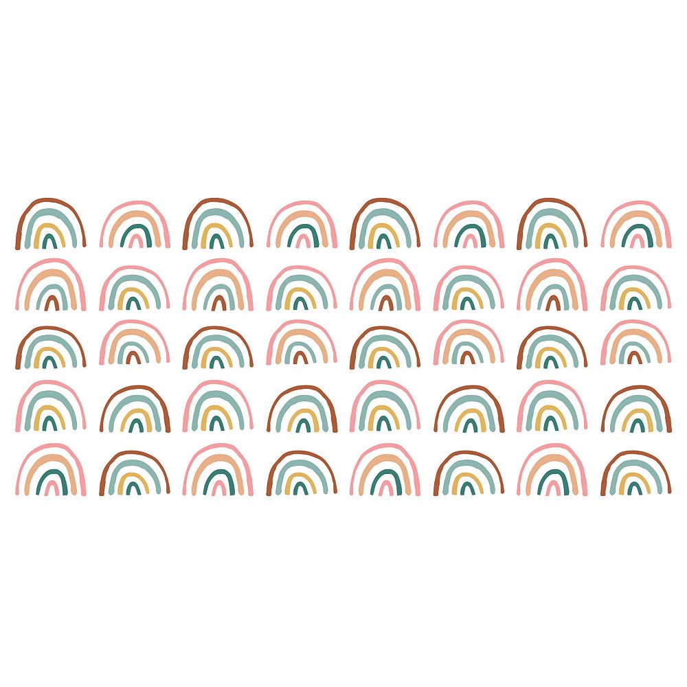 RoomMates Rainbow Peel & Stick Wall Decal 40-piece Set