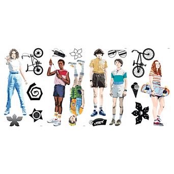 Netflix Stranger Things Peel & Stick Wall Decal 17 pc Set by RoomMates